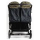 Roma Gemini 2 Double Twin Stroller + Carrycot, Khaki Leopard Roma Gemini 2 Double Twin Stroller + Carrycot, Khaki Leopard
