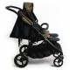 Roma Gemini 2 Double Twin Stroller + Carrycot, Khaki Leopard Roma Gemini 2 Double Twin Stroller + Carrycot, Khaki Leopard