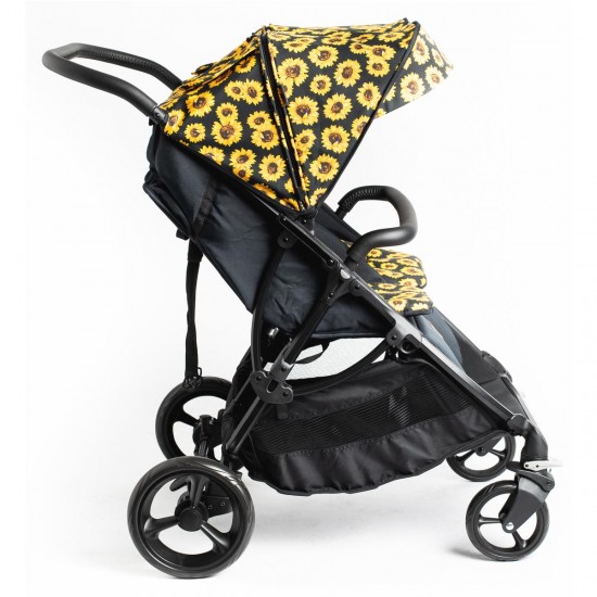 Roma Gemini 2 Double Twin Stroller, Sunflower Roma Gemini 2 Double Twin Stroller, Sunflower