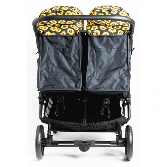 Roma Gemini 2 Double Twin Stroller, Sunflower Roma Gemini 2 Double Twin Stroller, Sunflower