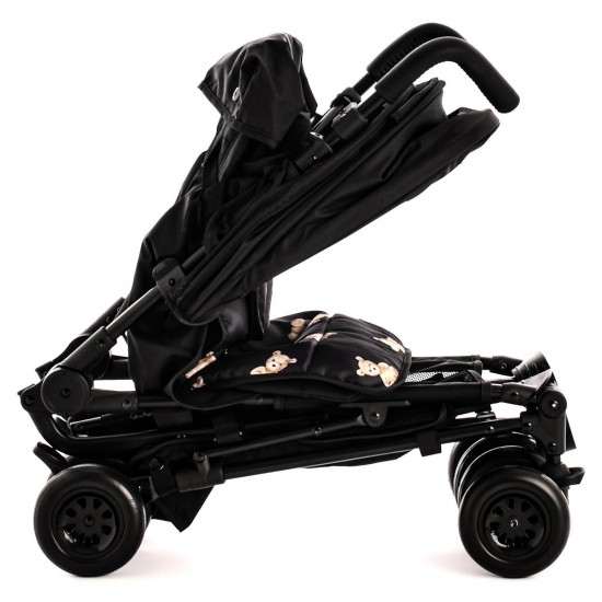 Roma Rizzo 2 Stroller, Teddy Black Roma Rizzo 2 Stroller, Teddy Black