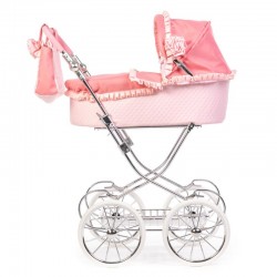 Roma Annie Amy Childs Classic Pink Dolls Pram, 3-16 years