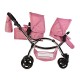 Roma Darcie Twin Dolls Pram, Pink - 3-16 years Roma Darcie Twin Dolls Pram, Pink - 3-16 years