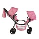 Roma Darcie Twin Dolls Pram, Pink - 3-16 years Roma Darcie Twin Dolls Pram, Pink - 3-16 years