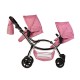Roma Darcie Twin Dolls Pram, Pink - 3-16 years Roma Darcie Twin Dolls Pram, Pink - 3-16 years