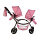 Roma Darcie Twin Dolls Pram, Pink - 3-16 years Roma Darcie Twin Dolls Pram, Pink - 3-16 years
