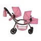Roma Darcie Twin Dolls Pram, Pink - 3-16 years Roma Darcie Twin Dolls Pram, Pink - 3-16 years