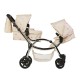 Roma Darcie Twin Dolls Pram, Cream - 3-16 years Roma Darcie Twin Dolls Pram, Cream - 3-16 years