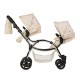 Roma Darcie Twin Dolls Pram, Cream - 3-16 years Roma Darcie Twin Dolls Pram, Cream - 3-16 years