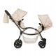 Roma Darcie Twin Dolls Pram, Cream - 3-16 years Roma Darcie Twin Dolls Pram, Cream - 3-16 years