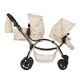 Roma Darcie Twin Dolls Pram, Cream - 3-16 years Roma Darcie Twin Dolls Pram, Cream - 3-16 years