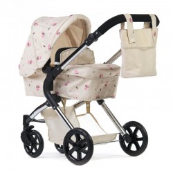 Roma Darcie Single Dolls Pram, Cream - 3-9 years