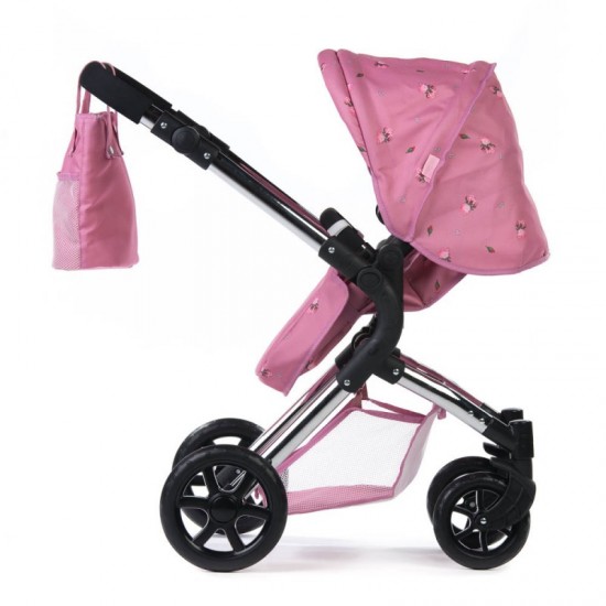 Roma Darcie Single Dolls Pram, Pink - 3-9 years Roma Darcie Single Dolls Pram, Pink - 3-9 years