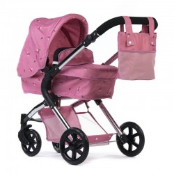 Roma Darcie Single Dolls Pram, Pink - 3-9 years
