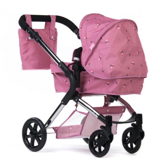 Roma Darcie Single Dolls Pram, Pink - 3-9 years Roma Darcie Single Dolls Pram, Pink - 3-9 years