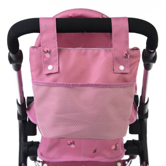 Roma Darcie Single Dolls Pram, Pink - 3-9 years Roma Darcie Single Dolls Pram, Pink - 3-9 years