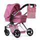 Roma Darcie Single Dolls Pram, Pink - 3-9 years Roma Darcie Single Dolls Pram, Pink - 3-9 years