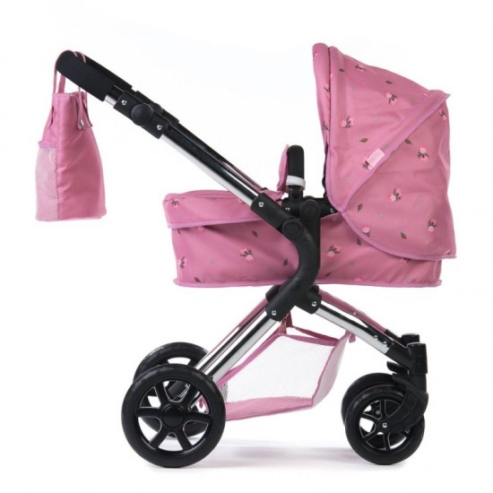 Roma Darcie Single Dolls Pram, Pink - 3-9 years Roma Darcie Single Dolls Pram, Pink - 3-9 years