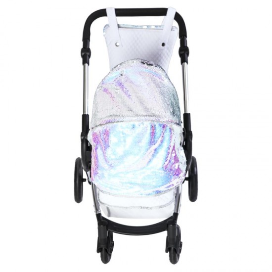 Roma Polly Single Dolls Pram, Mermaid - 3-9 years Roma Polly Single Dolls Pram, Mermaid - 3-9 years