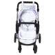 Roma Polly Single Dolls Pram, Mermaid - 3-9 years Roma Polly Single Dolls Pram, Mermaid - 3-9 years