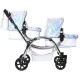 Roma Polly Twin Dolls Pram, Mermaid - 3-16 years Roma Polly Twin Dolls Pram, Mermaid - 3-16 years
