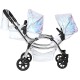 Roma Polly Twin Dolls Pram, Mermaid - 3-16 years Roma Polly Twin Dolls Pram, Mermaid - 3-16 years