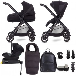 Silver Cross Dune + Compact Folding Carrycot & Ultimate Pack, Space