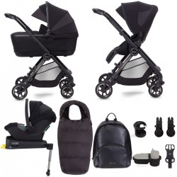 Silver Cross Dune + First Bed Folding Carrycot & Ultimate Pack, Space