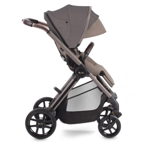 Silver Cross Reef + First Bed Folding Carrycot, Earth