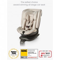 Silver Cross Motion All Size 360 i-Size Car Seat, Almond