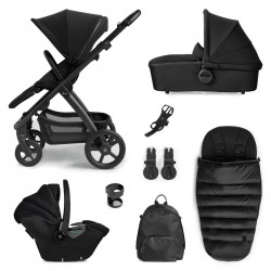 Silver Cross Tide 3 in 1 Travel System Bundle + Accessories, Space