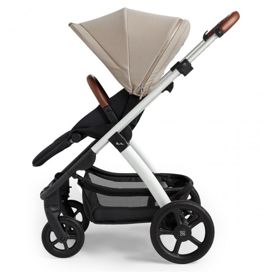 Silver Cross Tide 3 in 1 Travel System Bundle + Accessories, Stone