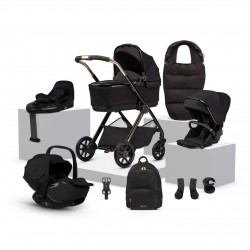 Silver Cross Reef 2 Special Edition Glide 360 i-Size Travel System Bundle + Accessories, Espresso