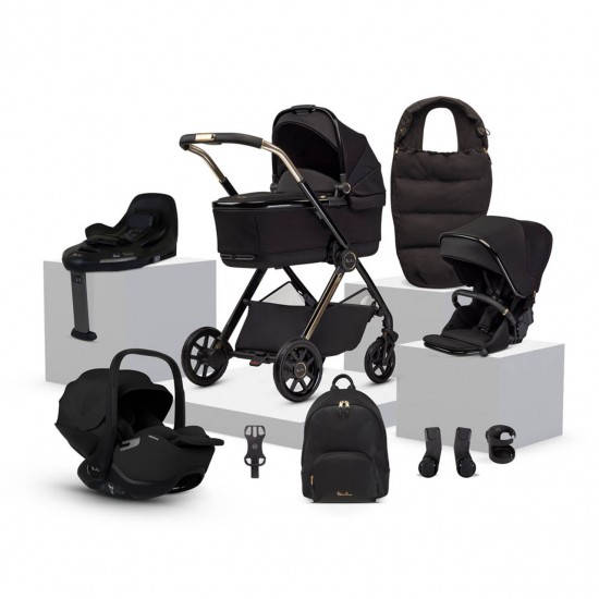 Silver Cross Reef 2 Special Edition Glide 360 i-Size Travel System Bundle + Accessories, Espresso Silver Cross Reef 2 Special Edition Glide 360 i-Size Travel System Bundle + Accessories, Espresso