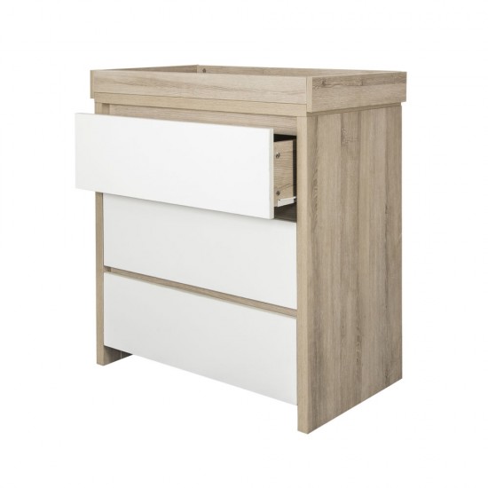 Tutti Bambini Modena 2 Piece Room Set, White & Oak