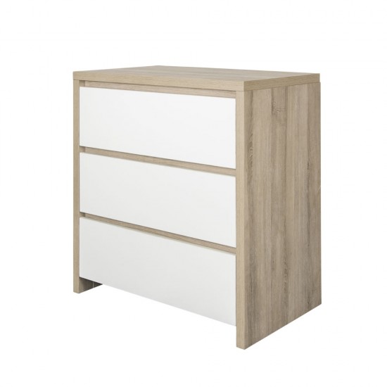 Tutti Bambini Modena 2 Piece Room Set, White & Oak