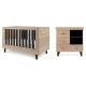 Tutti Bambini Como 2 Piece Room Set, Distressed Oak & Slate Grey