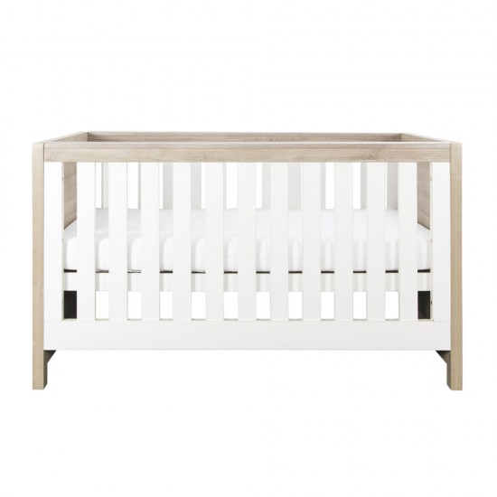 Tutti Bambini Modena Cot Bed, White & Oak