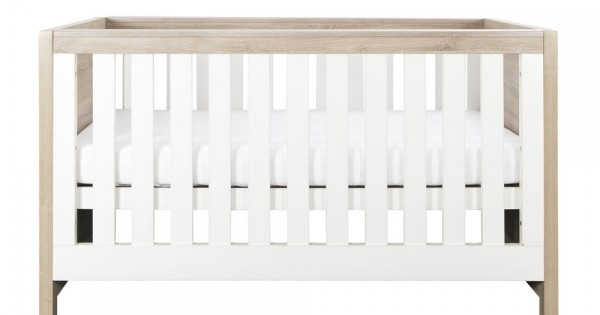 Tutti Bambini Modena Cot Bed, White Oak 211037/1135