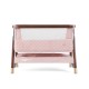 Tutti Bambini CoZee Luxe Bedside Crib, Walnut & Blush