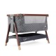 Tutti Bambini CoZee Luxe Bedside Crib, Walnut & Slate