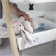 Tutti Bambini CoZee Bedside Crib, Oak & Silver