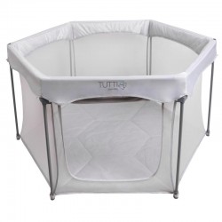 Tutti Bambini Hexa, Hexagonal Portable Folding Playpen - Grey