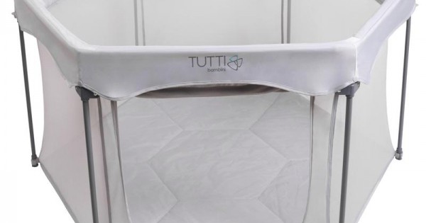 Box Pieghevole Per Bambini Tutti Bambini – Play Pen Con Pareti In Rete, Porta Con Cerniera, Tappetino E Borsa Da Trasporto Inclusi, 135x135x75 Cm