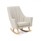 Tutti Bambini Jonah Rocking Chair & Foot Stool, Pebble