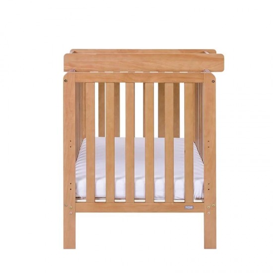 Tutti Bambini Malmo Cot Bed with Cot Top Changer & Mattress, Oak