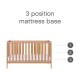 Tutti Bambini Malmo Cot Bed with Cot Top Changer & Mattress, Oak