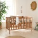 Tutti Bambini Malmo Cot Bed with Cot Top Changer & Mattress, Oak