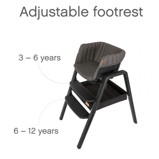 Tutti Bambini Nova Birth to 12 Years Complete Highchair Package, Black