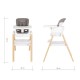 Tutti Bambini Nova Evolutionary Highchair, White/Oak